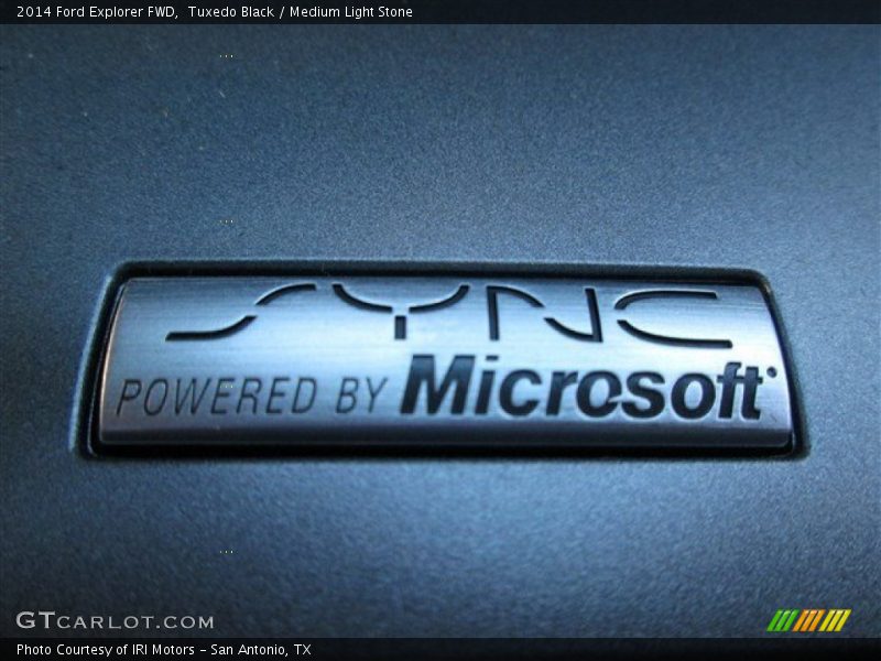 Tuxedo Black / Medium Light Stone 2014 Ford Explorer FWD