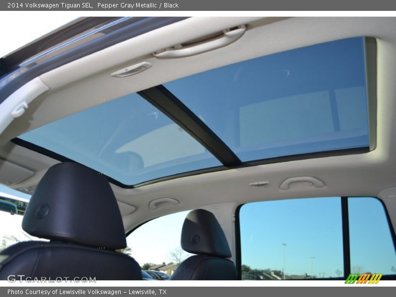 Pepper Gray Metallic / Black 2014 Volkswagen Tiguan SEL