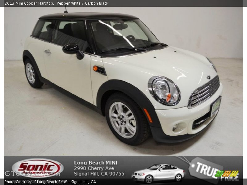 Pepper White / Carbon Black 2013 Mini Cooper Hardtop
