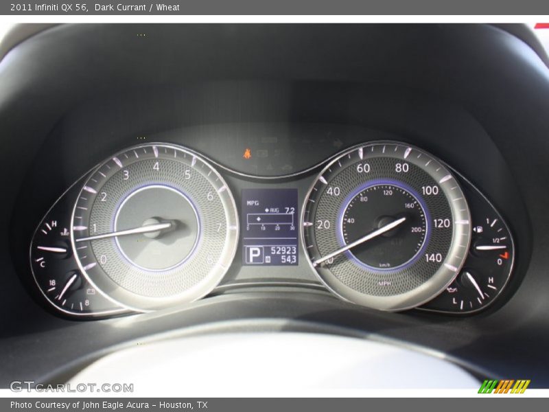 Dark Currant / Wheat 2011 Infiniti QX 56