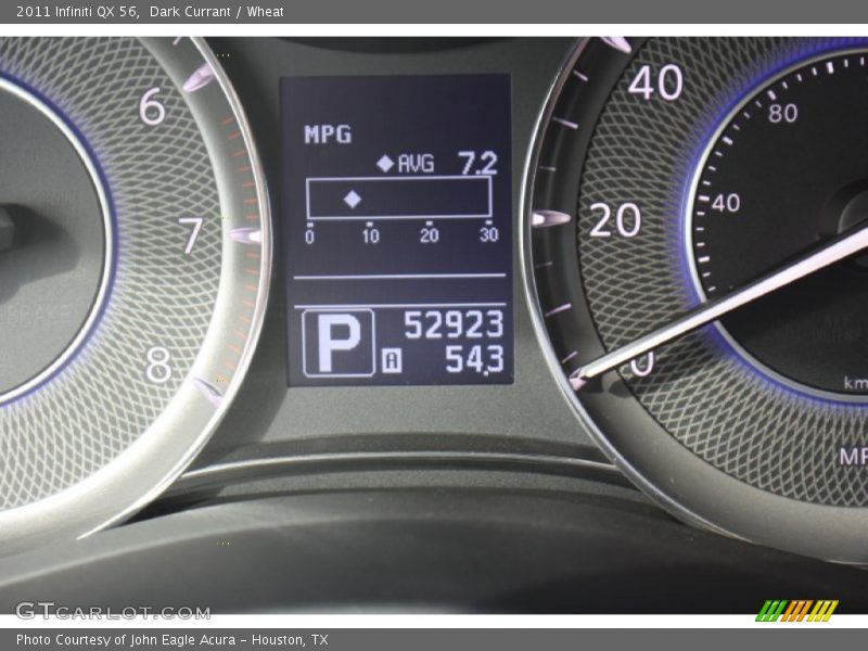 Dark Currant / Wheat 2011 Infiniti QX 56