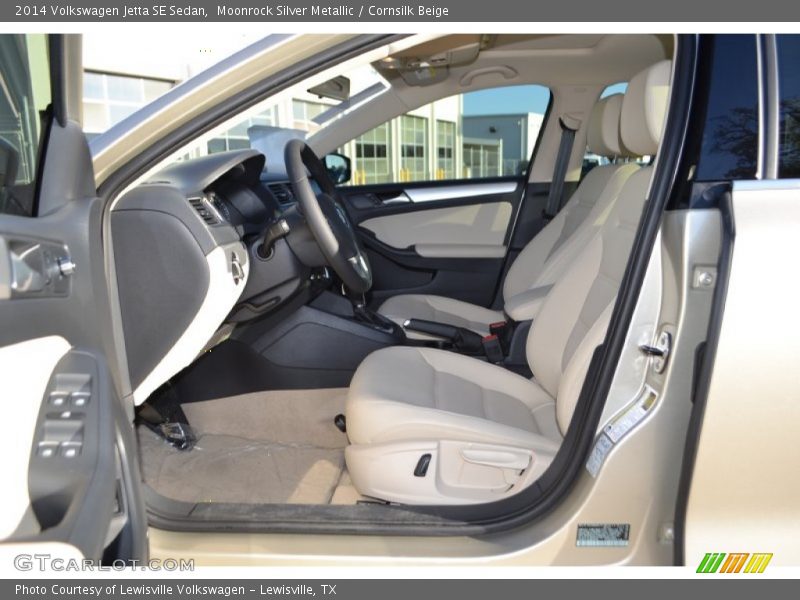 Moonrock Silver Metallic / Cornsilk Beige 2014 Volkswagen Jetta SE Sedan