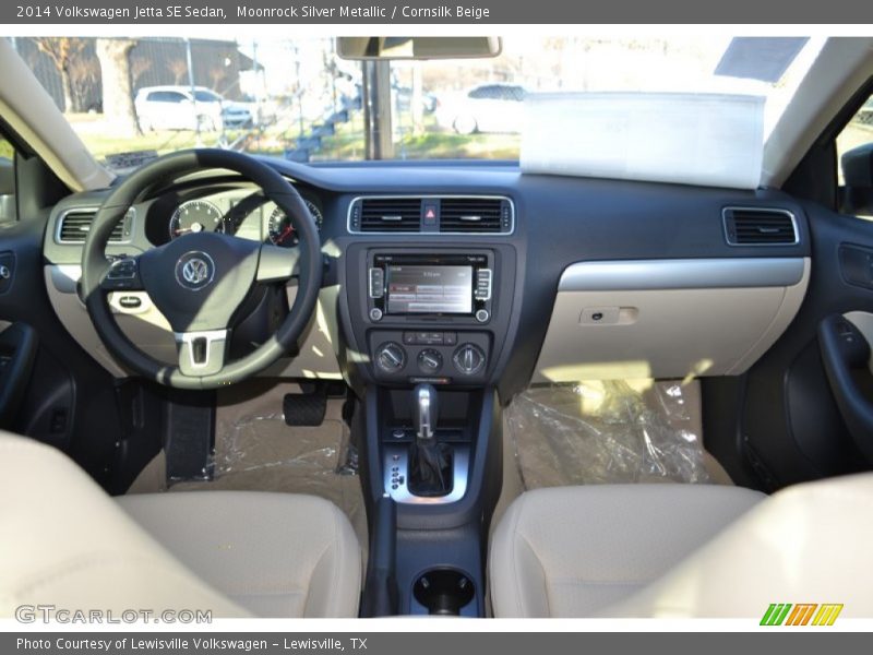 Moonrock Silver Metallic / Cornsilk Beige 2014 Volkswagen Jetta SE Sedan