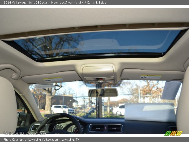 Moonrock Silver Metallic / Cornsilk Beige 2014 Volkswagen Jetta SE Sedan