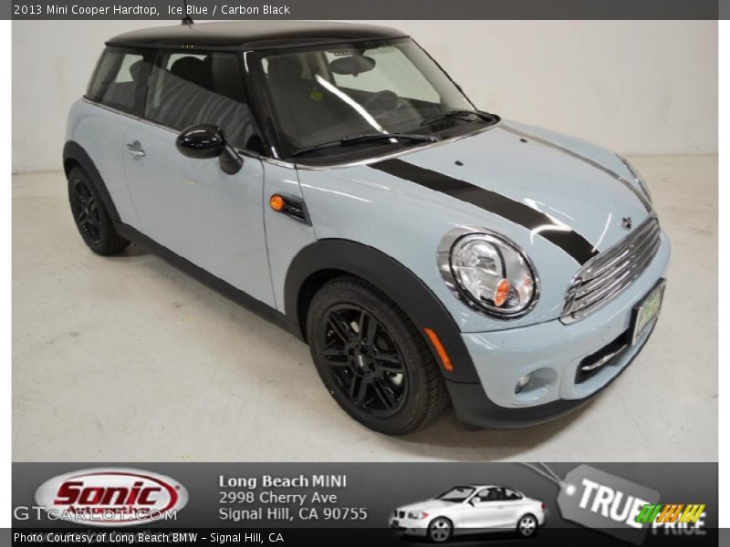 Ice Blue / Carbon Black 2013 Mini Cooper Hardtop