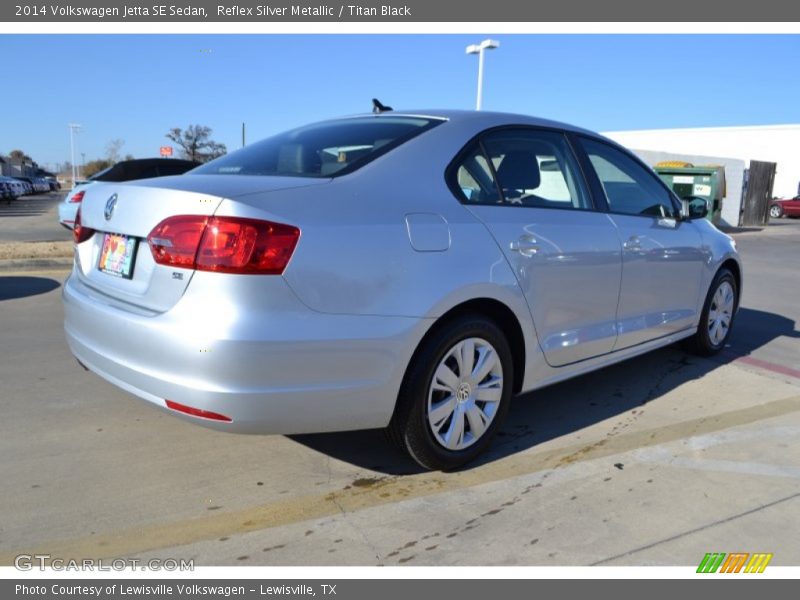 Reflex Silver Metallic / Titan Black 2014 Volkswagen Jetta SE Sedan