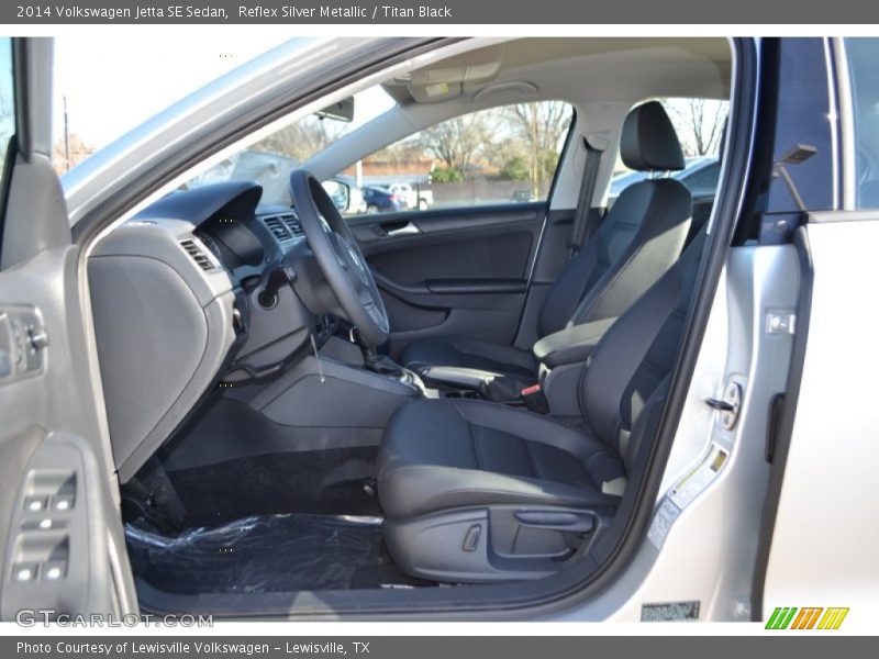Reflex Silver Metallic / Titan Black 2014 Volkswagen Jetta SE Sedan