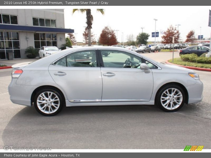 Tungsten Silver Pearl / Gray 2010 Lexus HS 250h Hybrid Premium