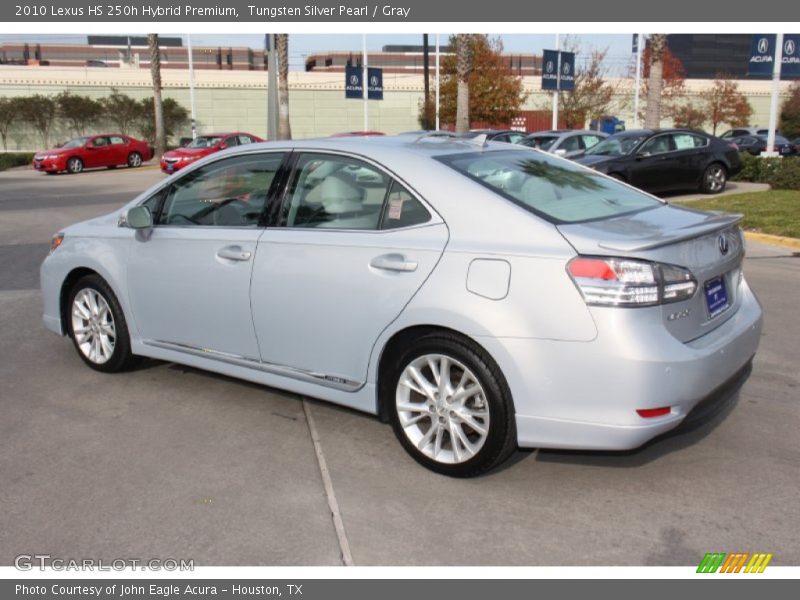 Tungsten Silver Pearl / Gray 2010 Lexus HS 250h Hybrid Premium