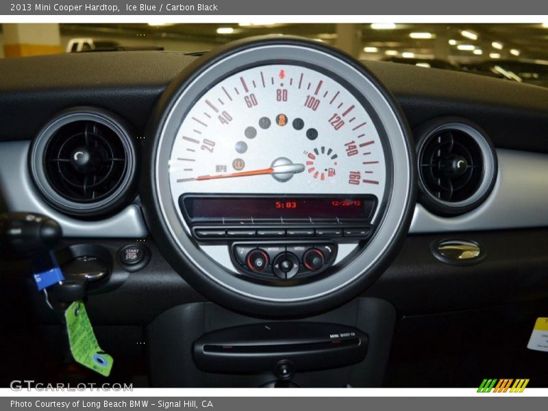 Ice Blue / Carbon Black 2013 Mini Cooper Hardtop
