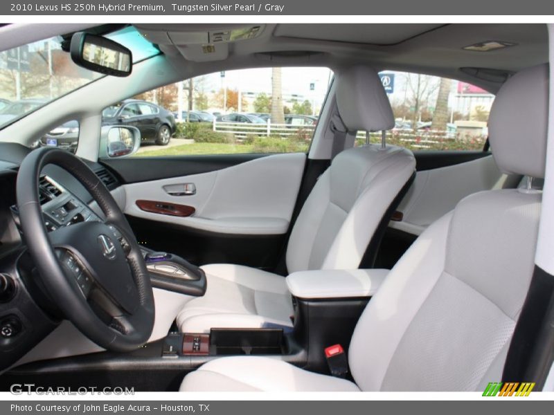 Tungsten Silver Pearl / Gray 2010 Lexus HS 250h Hybrid Premium