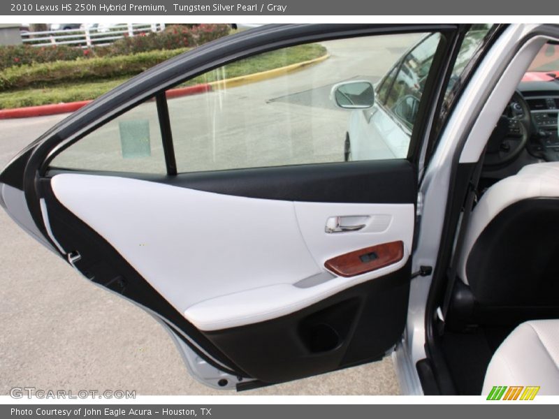 Tungsten Silver Pearl / Gray 2010 Lexus HS 250h Hybrid Premium