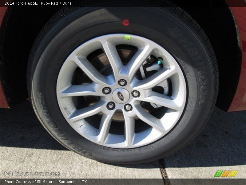 Ruby Red / Dune 2014 Ford Flex SE