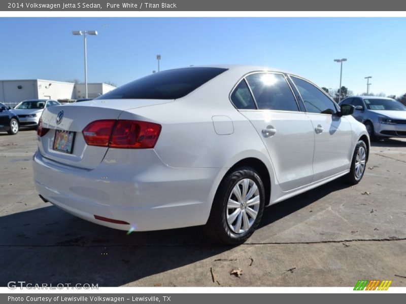 Pure White / Titan Black 2014 Volkswagen Jetta S Sedan