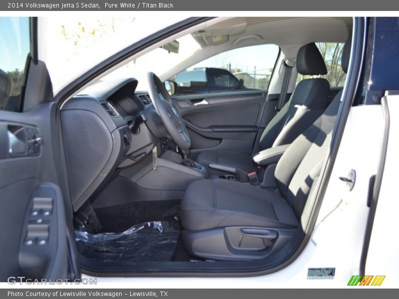 Pure White / Titan Black 2014 Volkswagen Jetta S Sedan