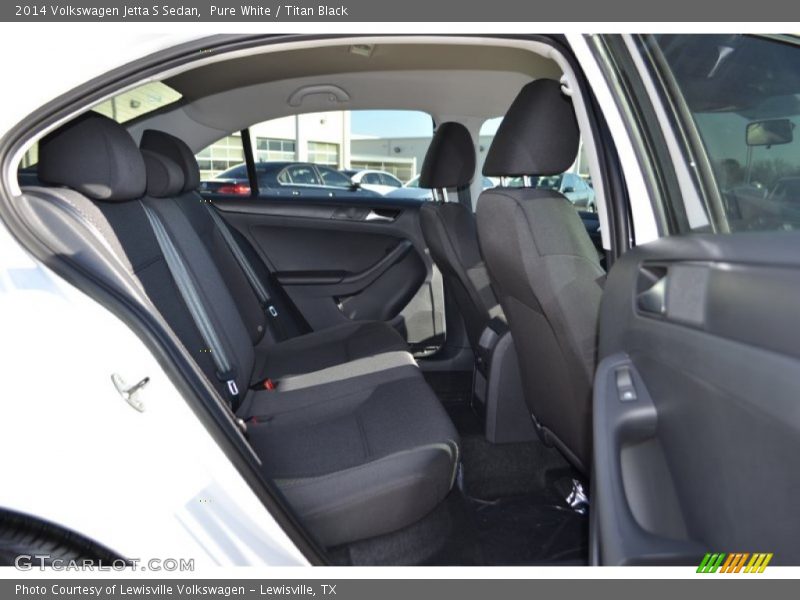 Pure White / Titan Black 2014 Volkswagen Jetta S Sedan