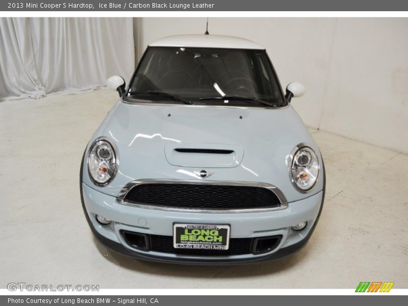 Ice Blue / Carbon Black Lounge Leather 2013 Mini Cooper S Hardtop
