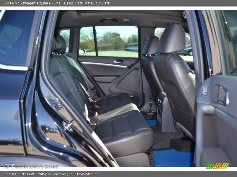 Deep Black Metallic / Black 2014 Volkswagen Tiguan R-Line