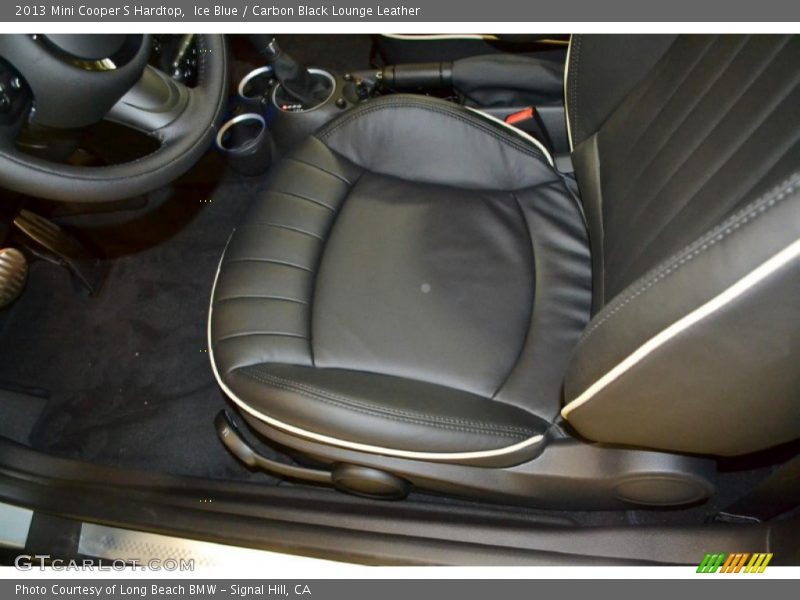 Ice Blue / Carbon Black Lounge Leather 2013 Mini Cooper S Hardtop