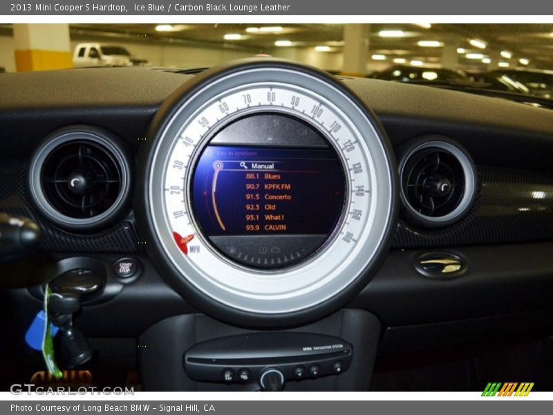 Ice Blue / Carbon Black Lounge Leather 2013 Mini Cooper S Hardtop