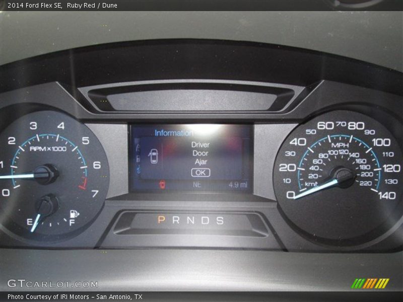 Ruby Red / Dune 2014 Ford Flex SE