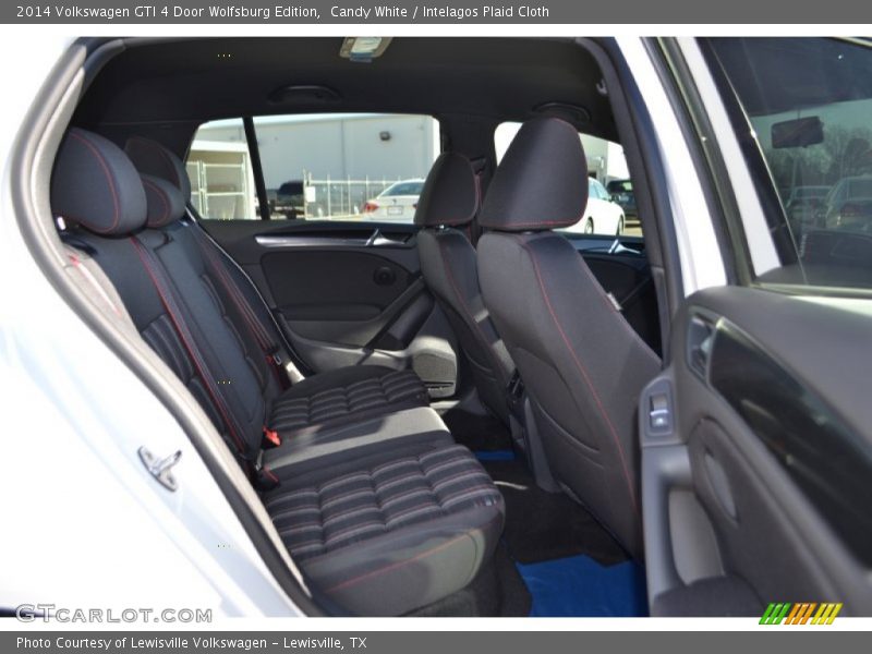 Candy White / Intelagos Plaid Cloth 2014 Volkswagen GTI 4 Door Wolfsburg Edition