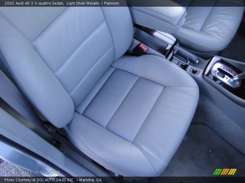 Light Silver Metallic / Platinum 2002 Audi A6 3.0 quattro Sedan
