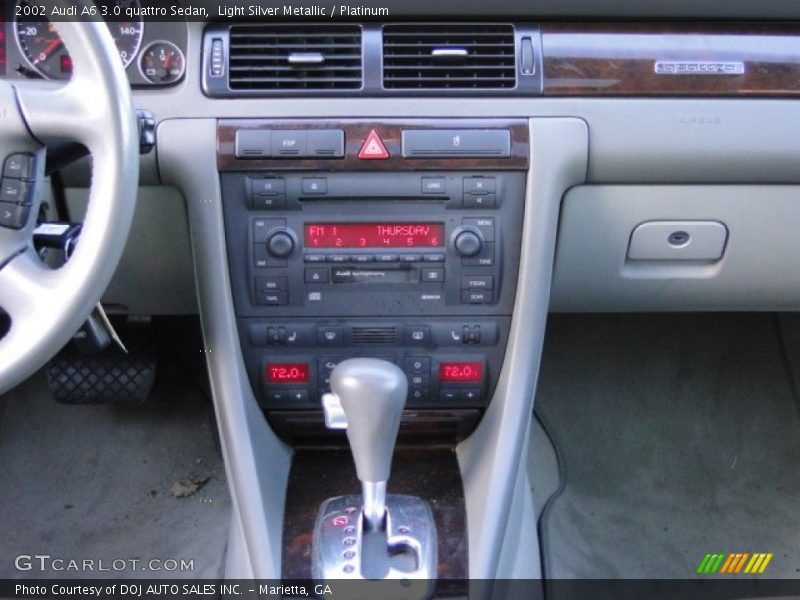 Light Silver Metallic / Platinum 2002 Audi A6 3.0 quattro Sedan