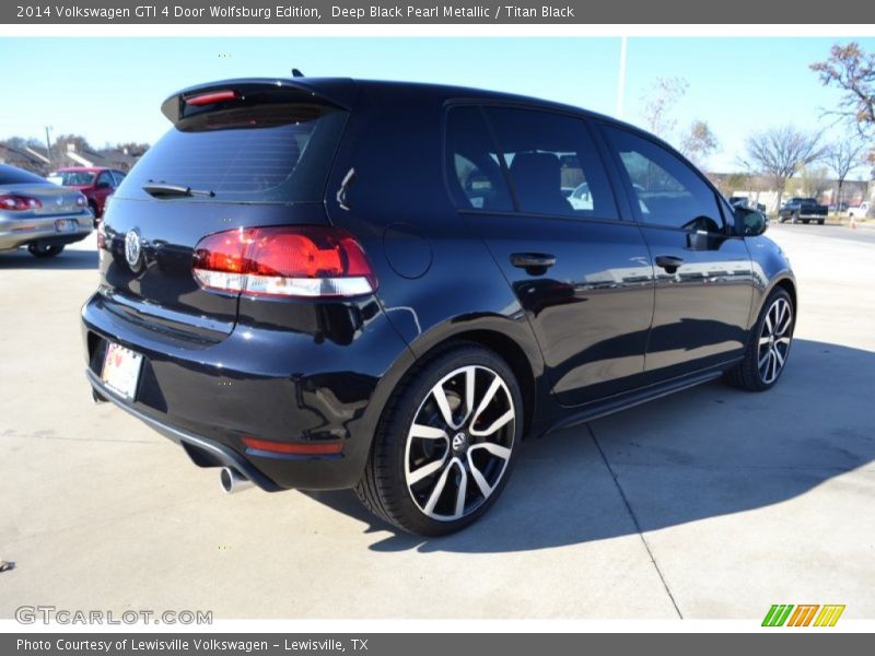 Deep Black Pearl Metallic / Titan Black 2014 Volkswagen GTI 4 Door Wolfsburg Edition