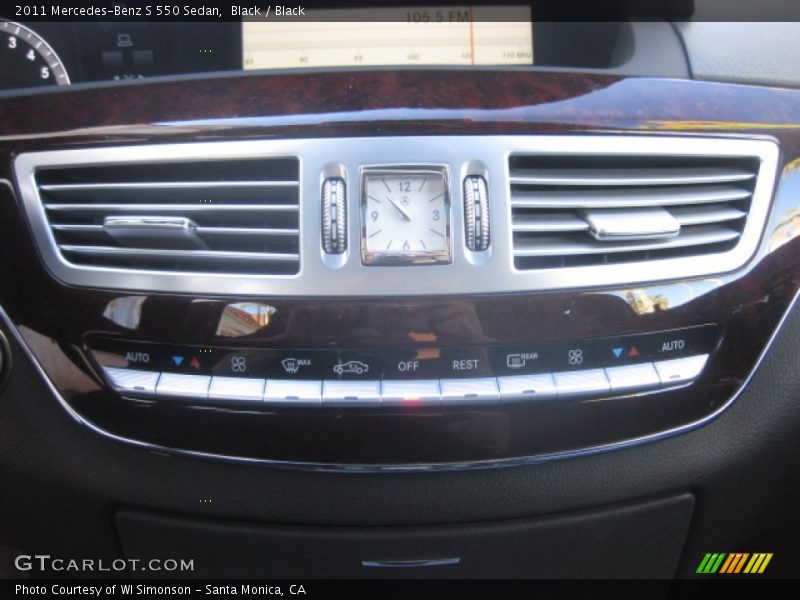 Black / Black 2011 Mercedes-Benz S 550 Sedan