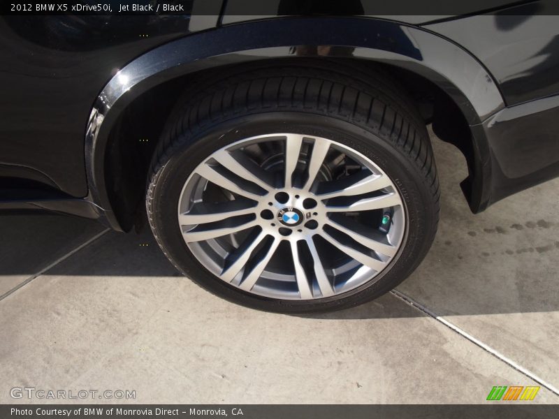 Jet Black / Black 2012 BMW X5 xDrive50i