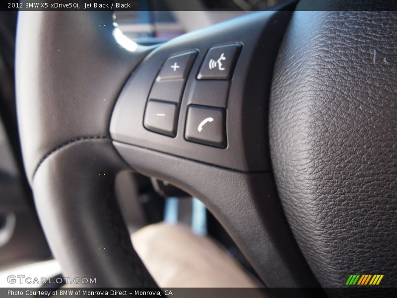 Jet Black / Black 2012 BMW X5 xDrive50i