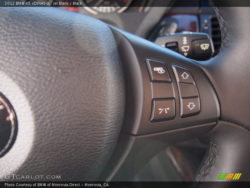 Jet Black / Black 2012 BMW X5 xDrive50i
