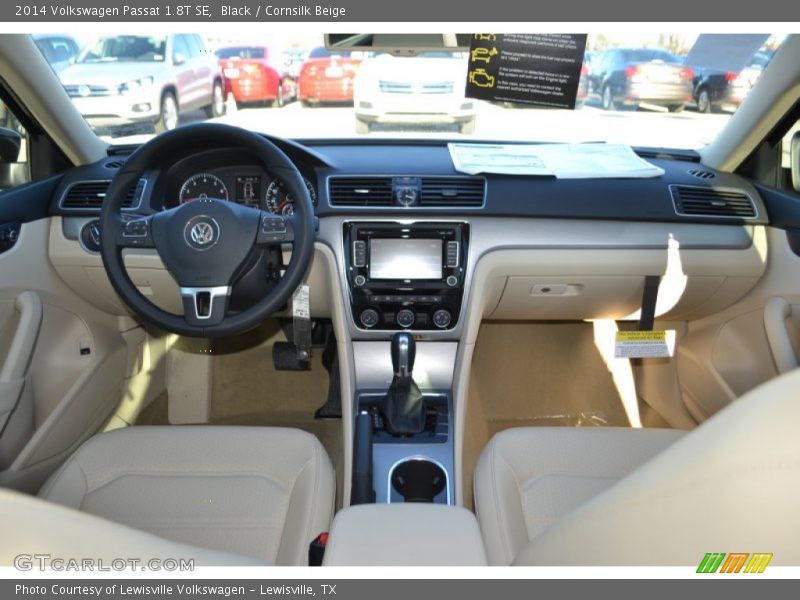 Black / Cornsilk Beige 2014 Volkswagen Passat 1.8T SE