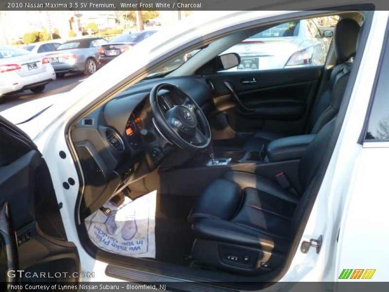 Winter Frost White / Charcoal 2010 Nissan Maxima 3.5 SV Premium