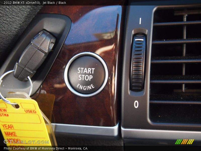 Jet Black / Black 2012 BMW X5 xDrive50i