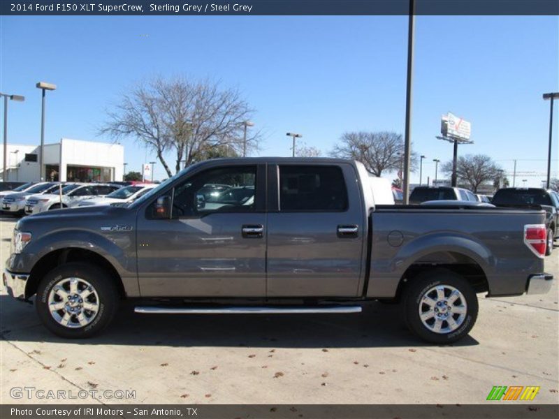 Sterling Grey / Steel Grey 2014 Ford F150 XLT SuperCrew