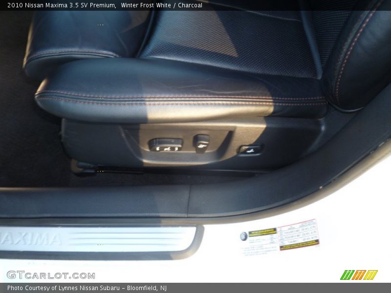 Winter Frost White / Charcoal 2010 Nissan Maxima 3.5 SV Premium