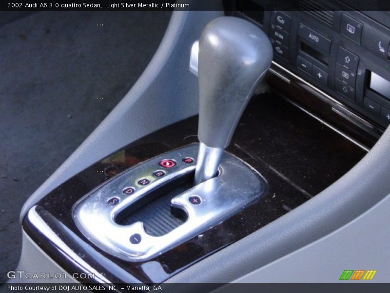 Light Silver Metallic / Platinum 2002 Audi A6 3.0 quattro Sedan
