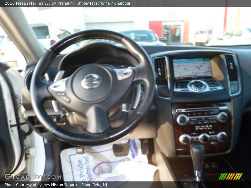 Winter Frost White / Charcoal 2010 Nissan Maxima 3.5 SV Premium