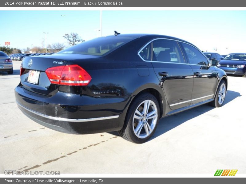 Black / Cornsilk Beige 2014 Volkswagen Passat TDI SEL Premium