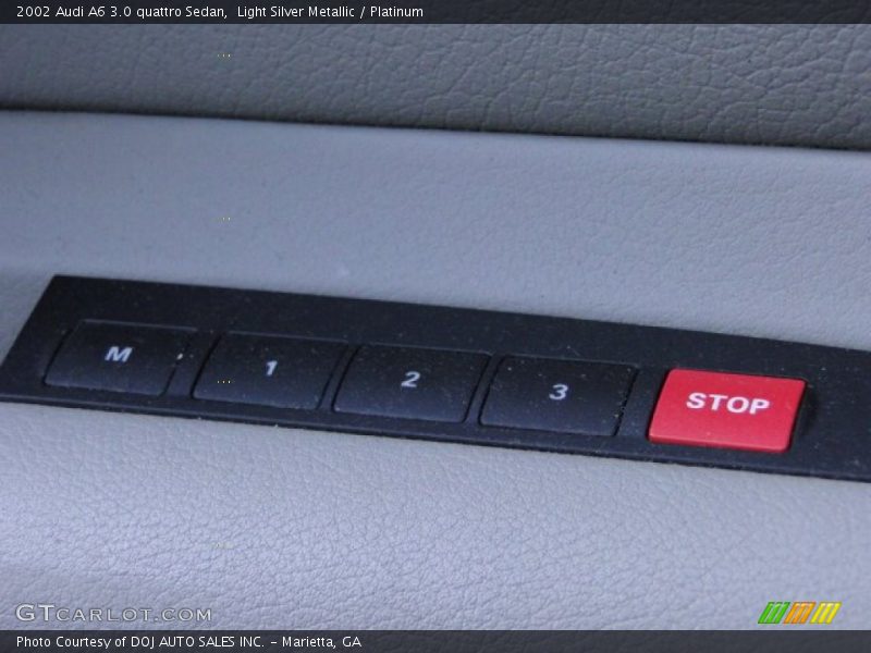 Light Silver Metallic / Platinum 2002 Audi A6 3.0 quattro Sedan