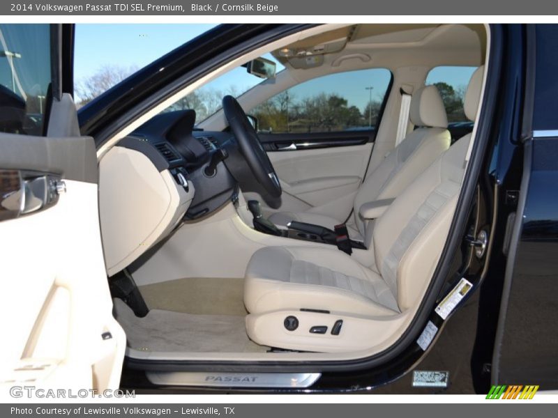 Black / Cornsilk Beige 2014 Volkswagen Passat TDI SEL Premium