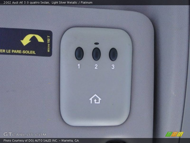 Light Silver Metallic / Platinum 2002 Audi A6 3.0 quattro Sedan