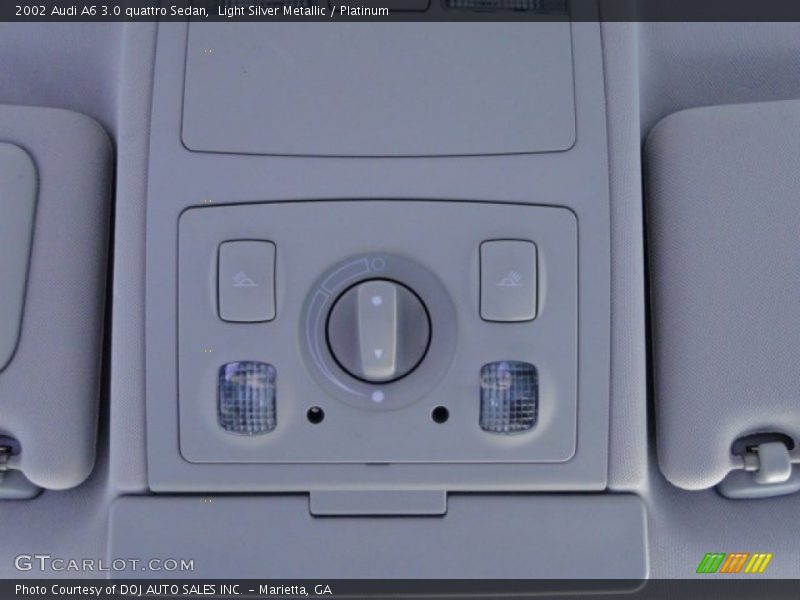 Light Silver Metallic / Platinum 2002 Audi A6 3.0 quattro Sedan