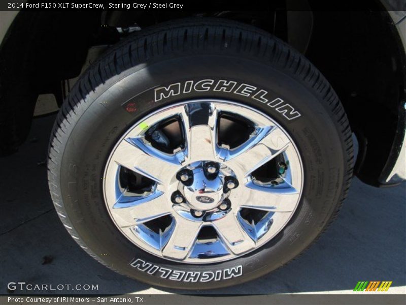 Sterling Grey / Steel Grey 2014 Ford F150 XLT SuperCrew