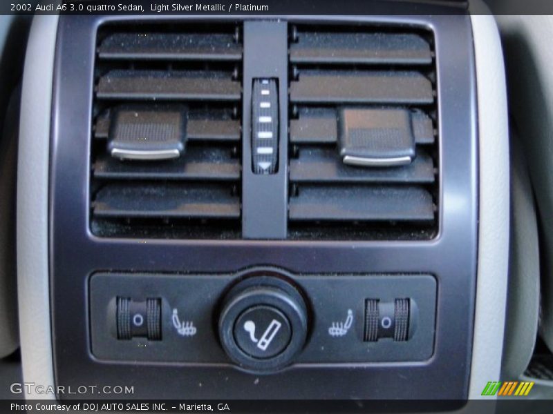 Light Silver Metallic / Platinum 2002 Audi A6 3.0 quattro Sedan