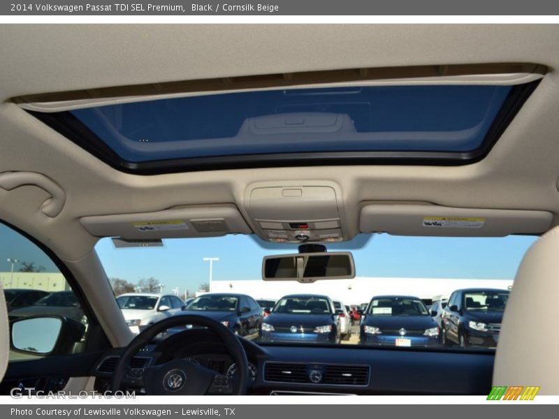 Black / Cornsilk Beige 2014 Volkswagen Passat TDI SEL Premium