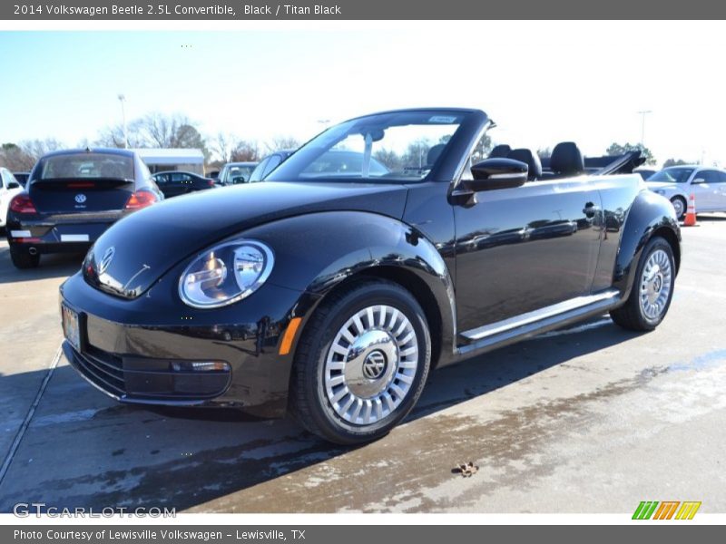 Black / Titan Black 2014 Volkswagen Beetle 2.5L Convertible
