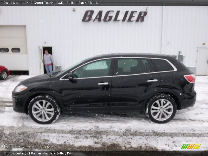 Brilliant Black / Black 2011 Mazda CX-9 Grand Touring AWD